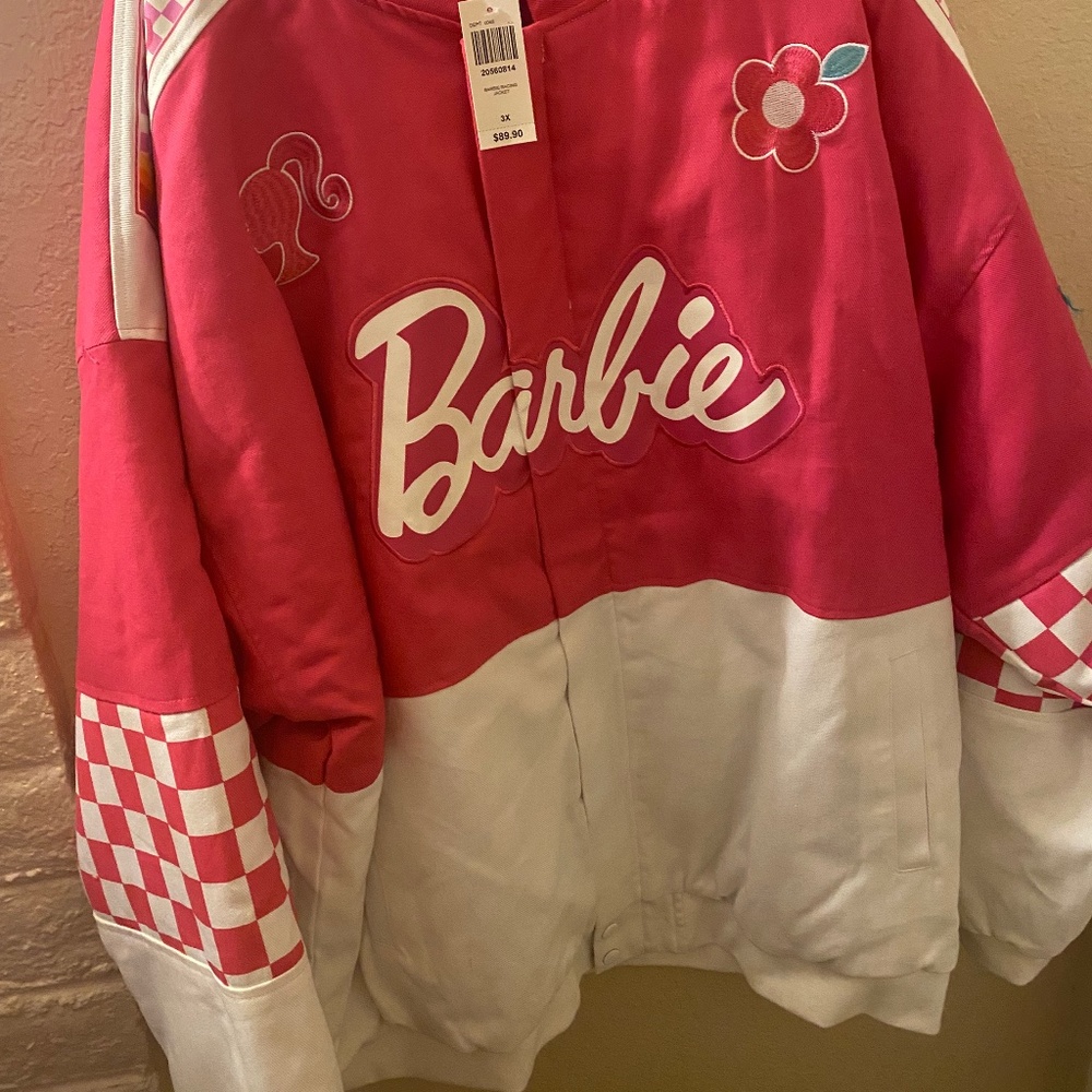 Barbie Checkered Racing Jacket - BoxLunch Exclusive 3x